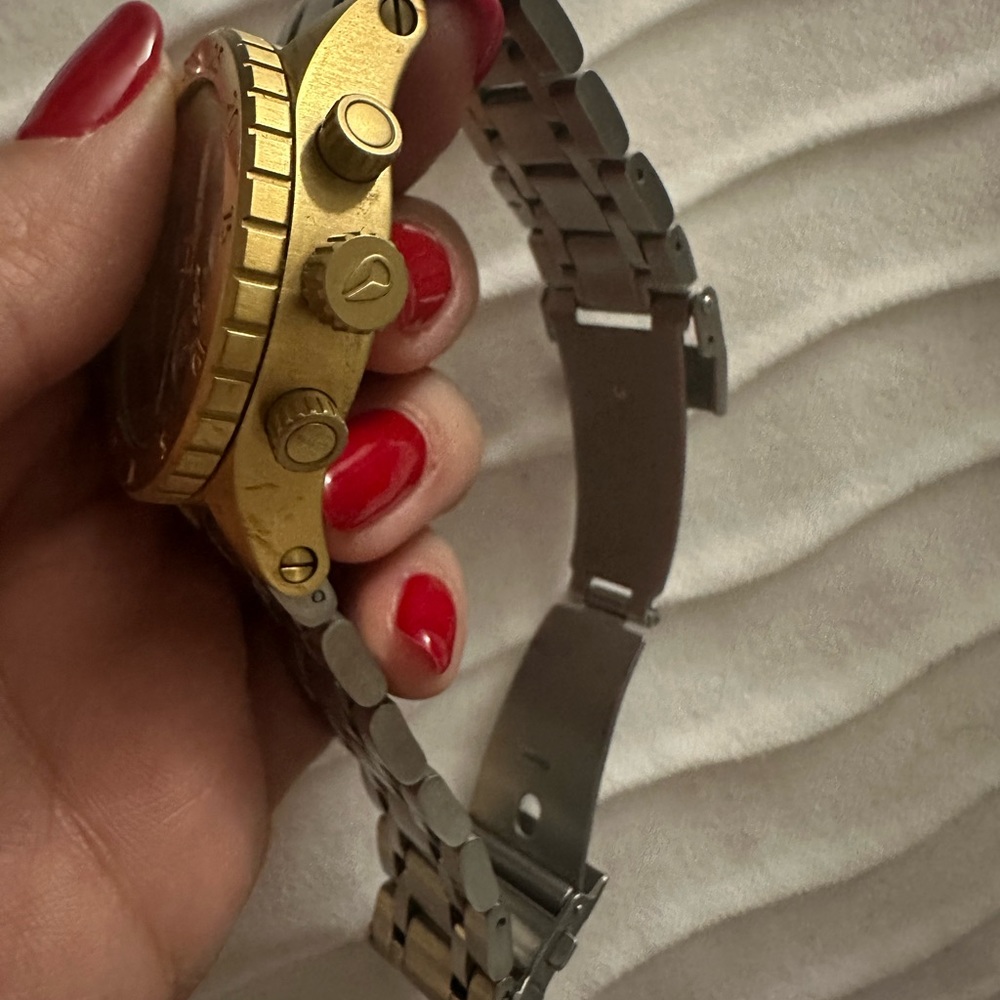 Nixon Women’s Two-Tone Chronograph Watch - Gold & Silver - Picture 6 of 7